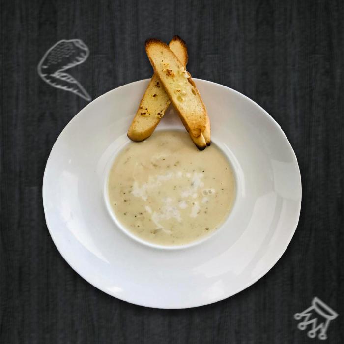 The Earthy Flavor Of Mushrooms Is At Its Best Pureed Into This Soup With Rich Heartly Flavour Which Will Easily Satisfy Your Mushroom Craving Served With Toasted Garlic Bread
